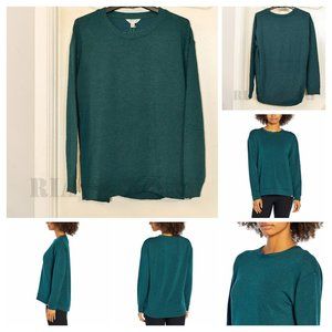 NWT Orvis Ladies' Crewneck Pullover in Teal